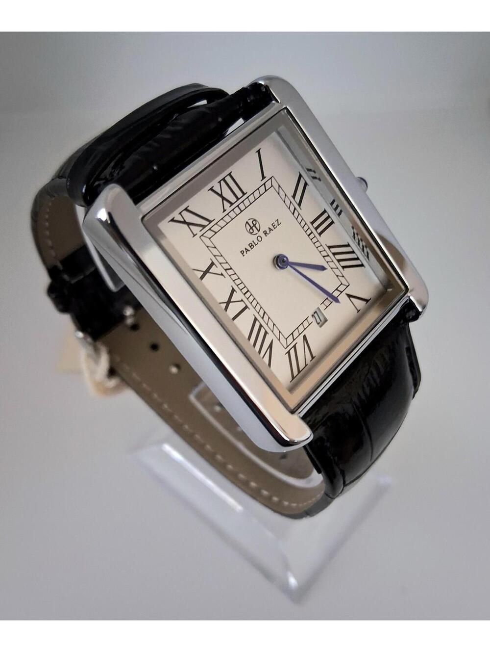Brand New 40mm Pablo Raez Must Tank Leather Men's Watch